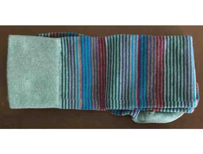 Two (2) Pairs of Colorful XOAB Socks - Large (Men's 10-14)