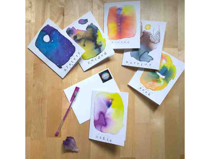 SoulSpace Oracle Deck  & 12 Greeting Cards