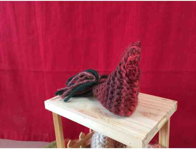 Knitted Chicken Set with Hen House