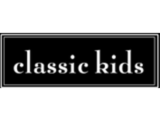 Gift Certificate from Classic Kids Burlingame