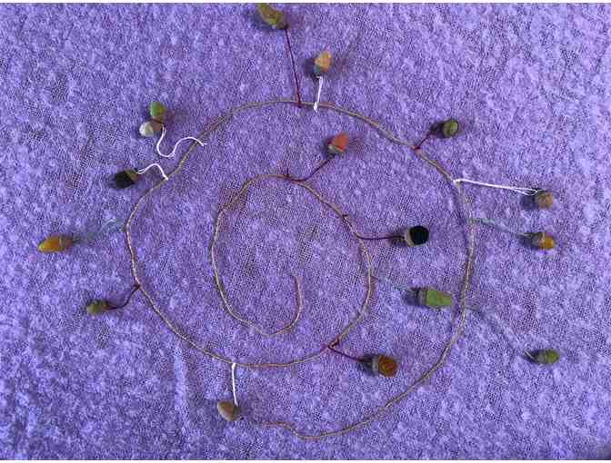 WSP 3rd Grade: 7 Ft.  Felted Acorn Garland  #2