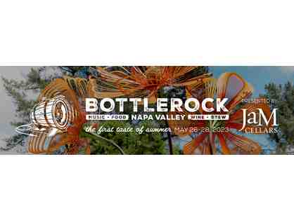 Two SOLD OUT Bottlerock Napa Valley GA Saturday Passes - May 27, 2023