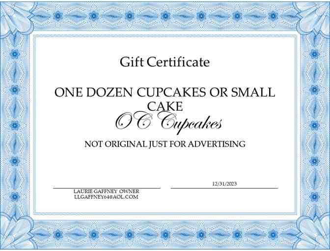 OC Cupcakes Gift Certificate