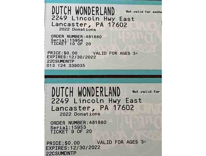 Dutch Wonderland Tickets