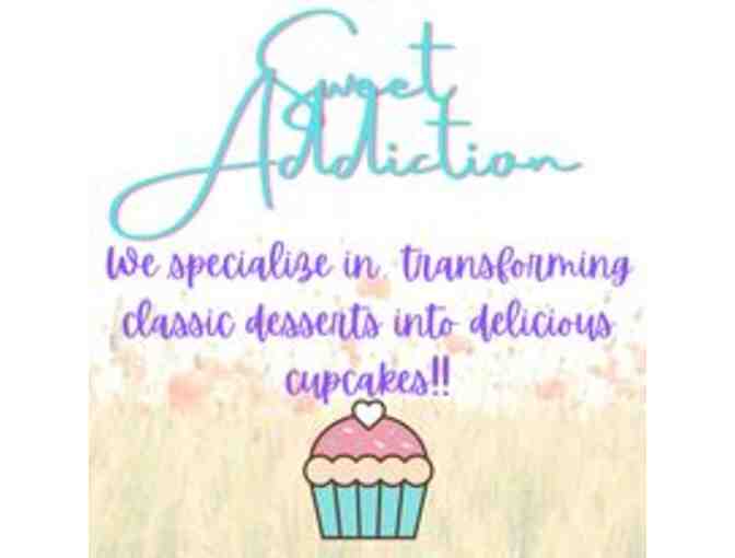 Sweet Addiction, LLC's 1 Dozen Vanilla Funnel Cake Cupcakes