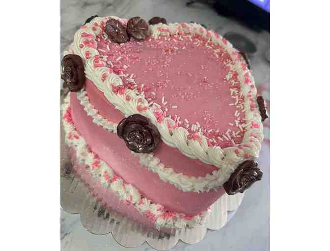 Miss Cat's Cupcakes Strawberry Heart Cake