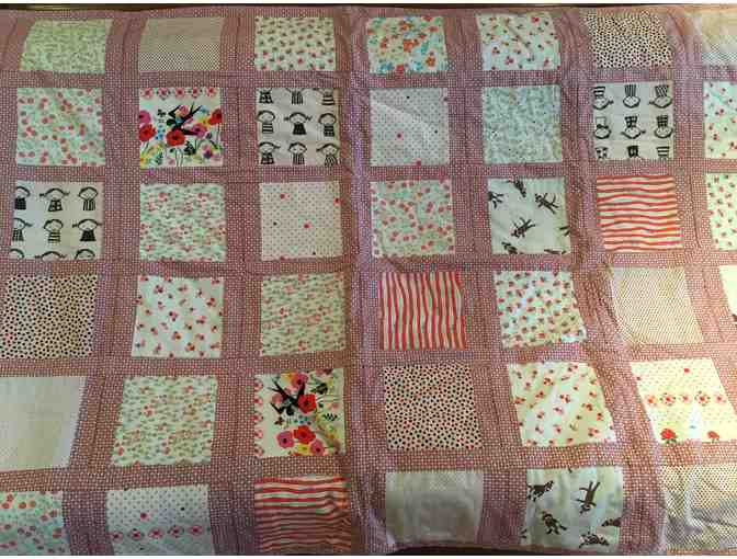 Cozy hand made quilt