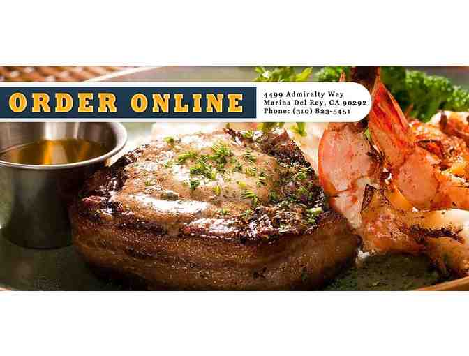 $100 gift certificate to the Warehouse in Marina Del Rey