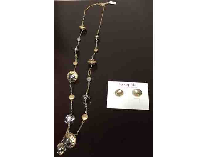 Lia Sophia 'Jettison' Necklace and 'Sugar Dusted' Earring Set