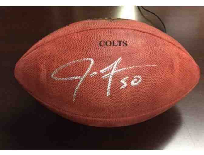 Jerrell Freeman Autographed Football Indianapolis Colts