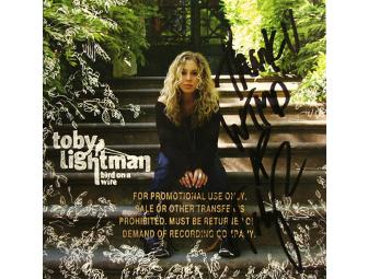 Toby Lightman Autographed CD: Bird on a Wire