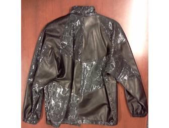 Two Tone Black Leather Jacket