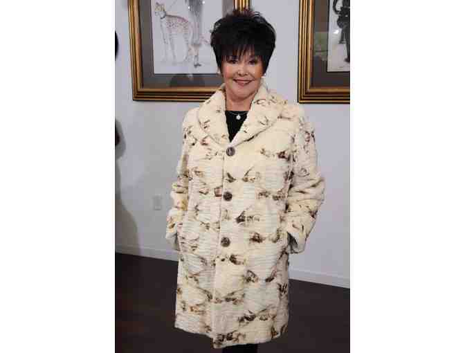 Bleached Mahogany Mink Walking Coat