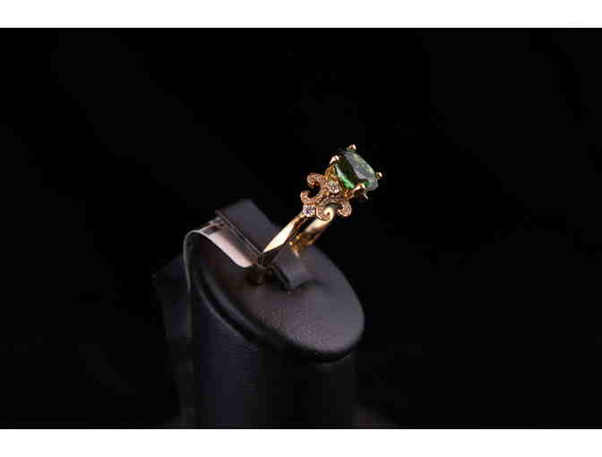 Green tourmaline 1.5K Ring