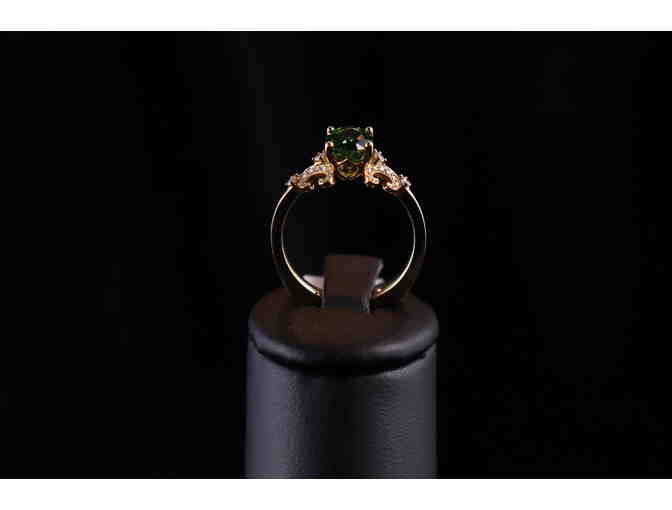 Green tourmaline 1.5K Ring