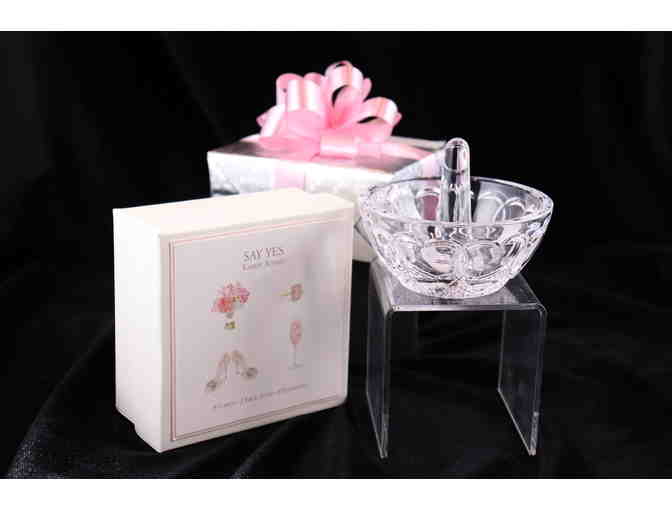 Waterford Wedding Pkg - ring holder, 2 handcrafted note boxes