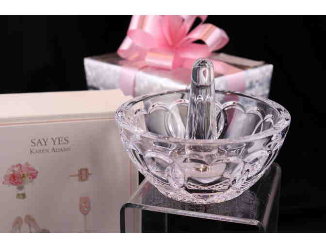 Waterford Wedding Pkg - ring holder, 2 handcrafted note boxes