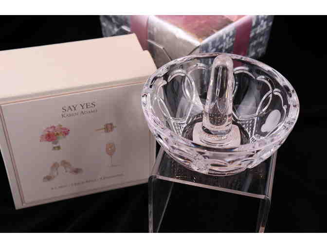 Waterford Wedding Pkg - ring holder, 2 handcrafted note boxes