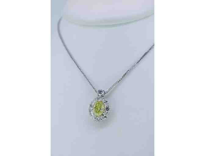 Canary Diamond necklace