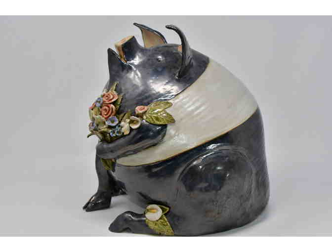 High Fired Stoneware Pig