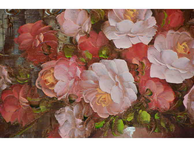 'Still Life Roses' Oil Painting