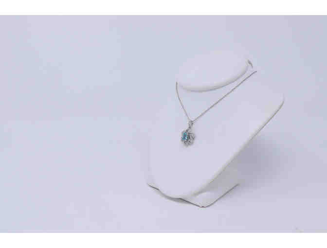 Blue Zircon Necklace