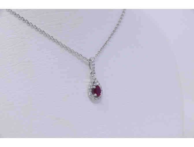 Ruby Diamond Necklace