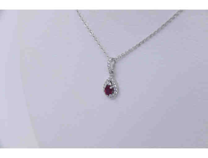 Ruby Diamond Necklace