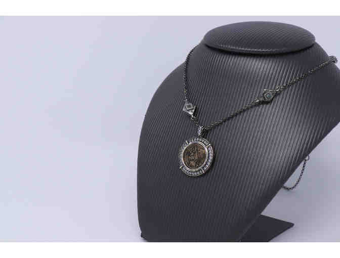 Vintage Silver Marquette Necklace