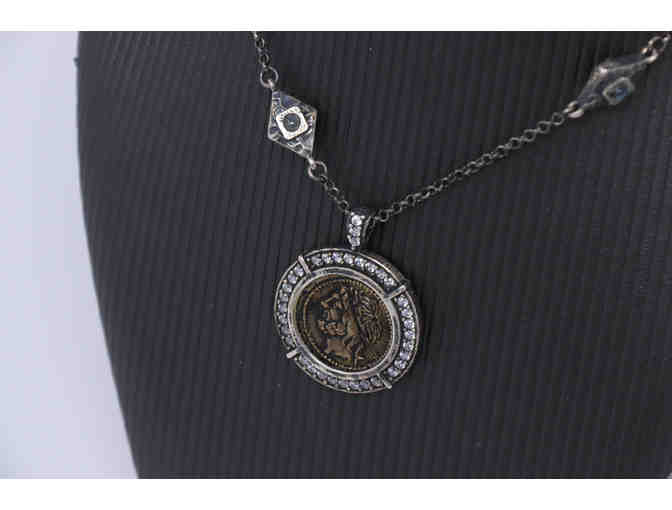 Vintage Silver Marquette Necklace