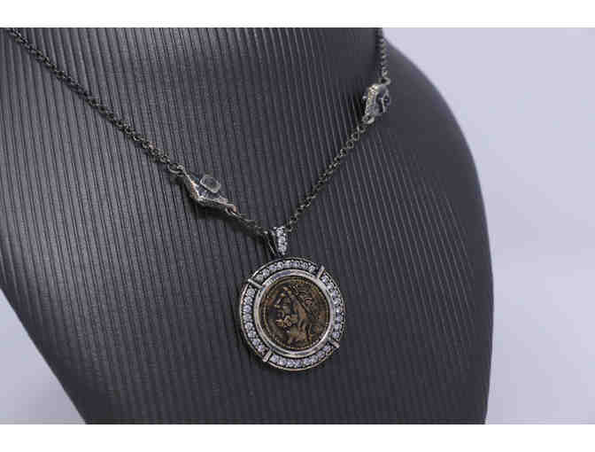 Vintage Silver Marquette Necklace