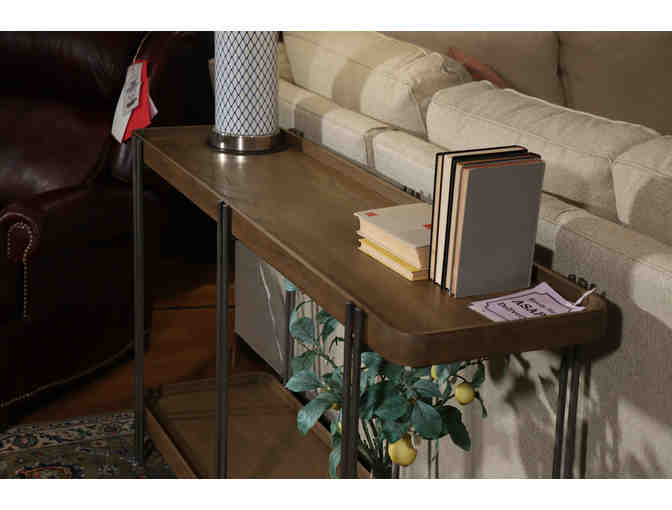 Metal and Wood Console