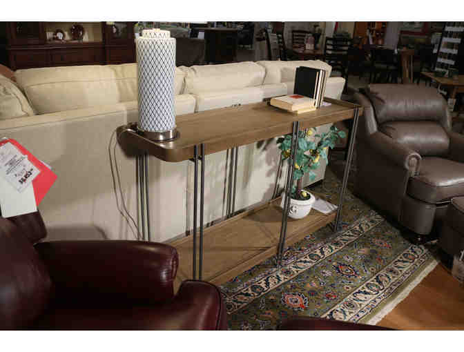 Metal and Wood Console