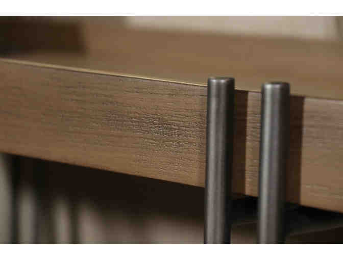 Metal and Wood Console