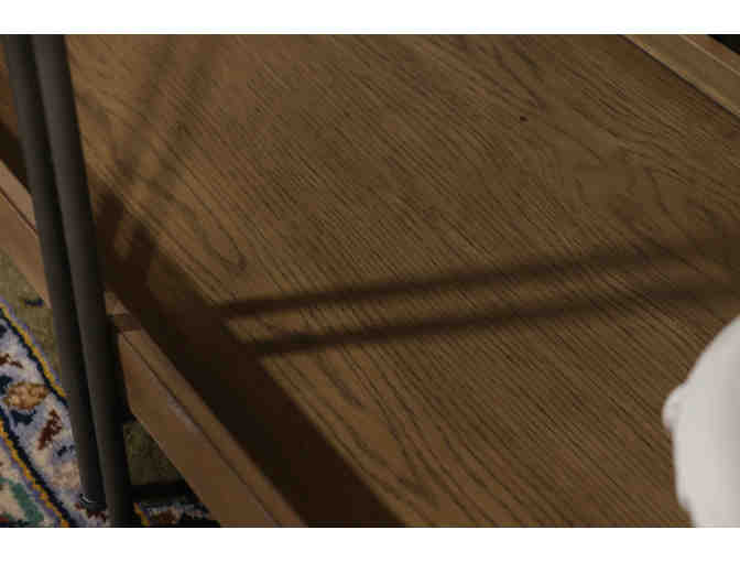 Metal and Wood Console