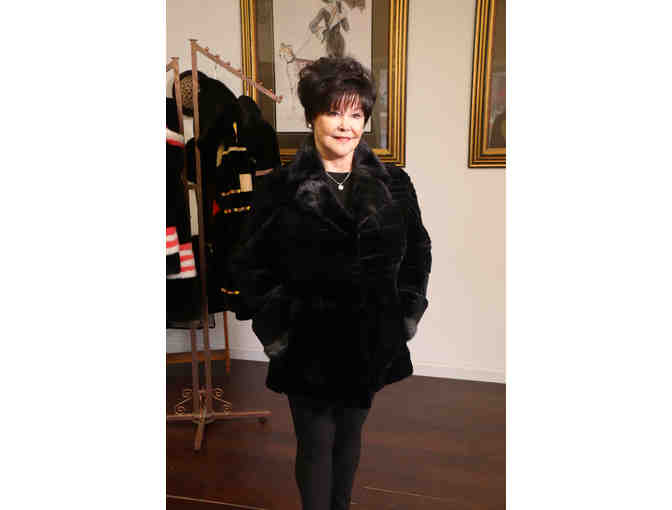 Black Sheared Mink Reversible Jacket