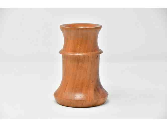 Cherry Wood Vase
