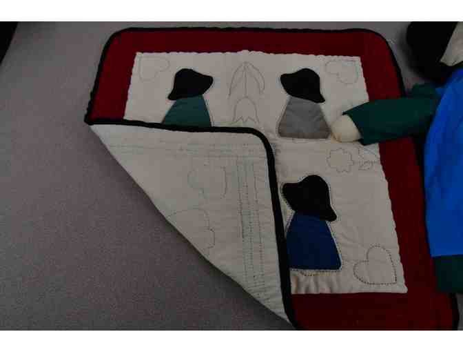 Amish Doll + Quilt