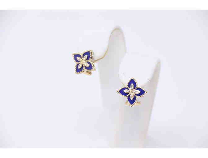 Alhambra Lapis Earrings