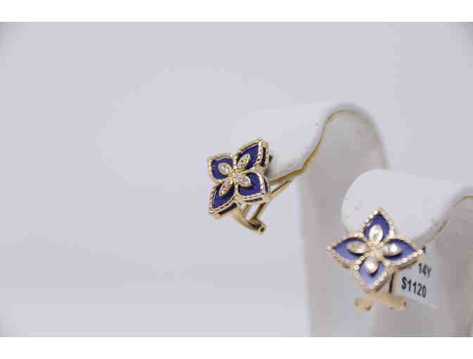 Alhambra Lapis Earrings