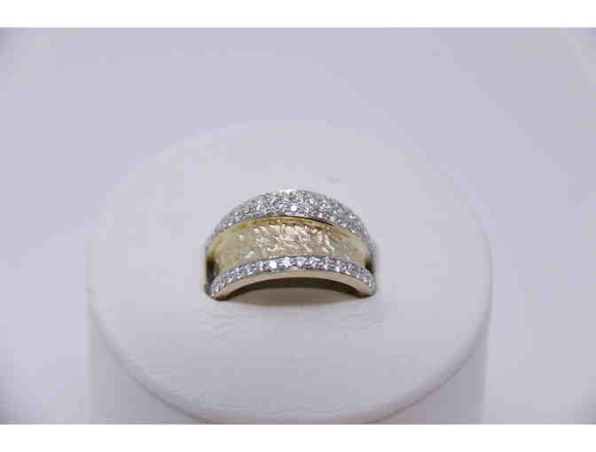 Breo Diamond & Yellow Gold Ring