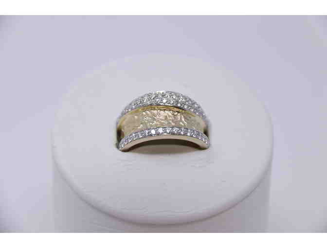 Breo Diamond & Yellow Gold Ring