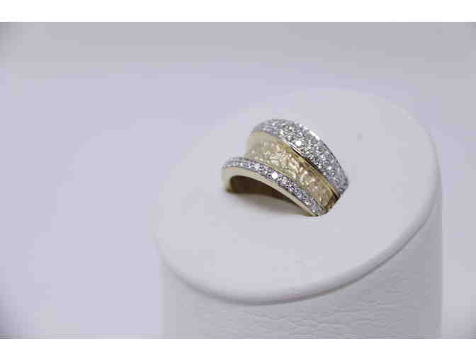 Breo Diamond & Yellow Gold Ring