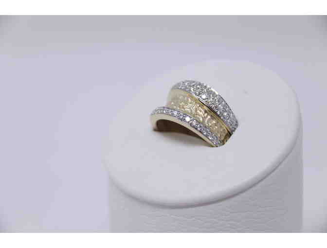 Breo Diamond & Yellow Gold Ring