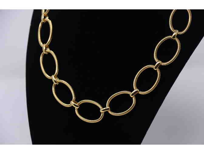 Gold Chain Rope Necklace