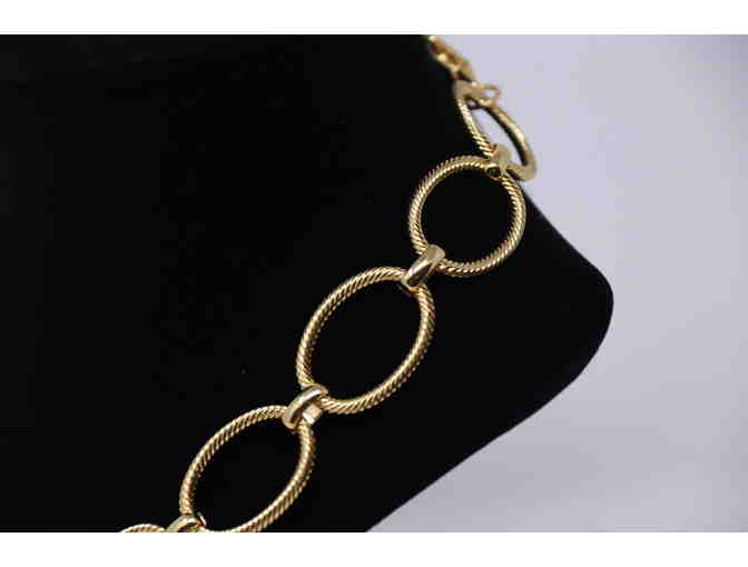 Gold Chain Rope Necklace