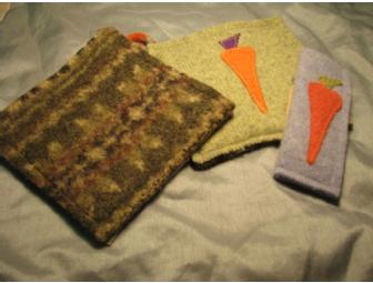 Carrot Potholders w/Pan Handle cozy