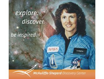2 Passes to the Exhibit Galleries at The McAuliffe-Shepard Discovery Center Exhibit.