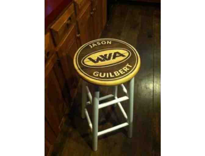 2 Custom Bar Stools with laser-engraved name, BBTS logo and/or Waterville Valley Academy