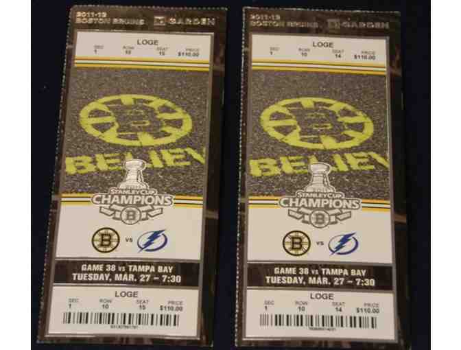 Boston Bruins - 2 Tickets for March 13 vs. Phoenix Coyotes